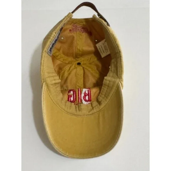 Murray’s Big Cheese Adams Upscale Cotton Dad Golf Hat Baseball Cap Leather Strap - Picture 8 of 12